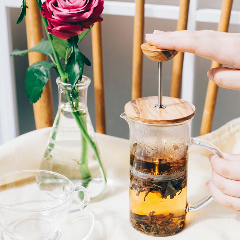 Wood Tea & Coffee Press, 300/600mL 4 Wood Tea & Coffee Press, 300/600mL - Afbeelding 4