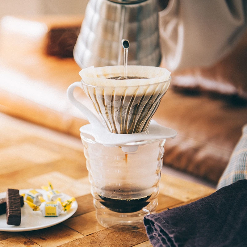 Double-Walled V60 Coffee Glass, 300/450mL 2 Double-Walled V60 Coffee Glass, 300/450mL - Afbeelding 2