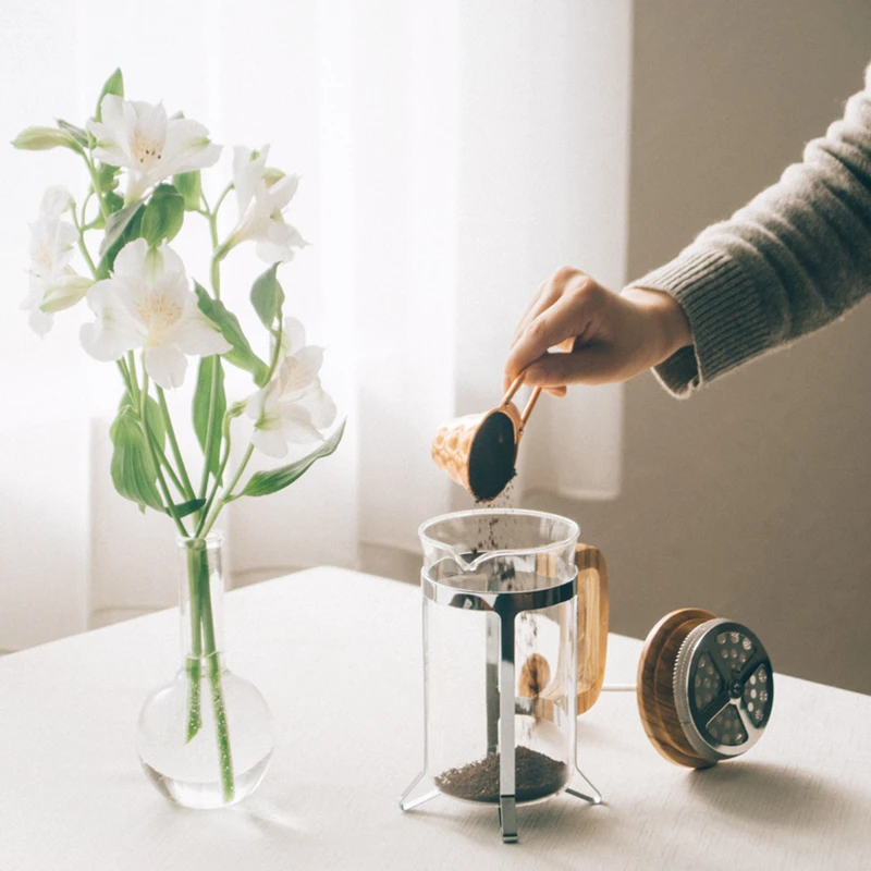 Coffee Press Olive Wood 2 Coffee Press Olive Wood - Afbeelding 2