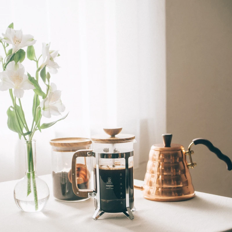 Coffee Press Olive Wood 5 Coffee Press Olive Wood - Afbeelding 5