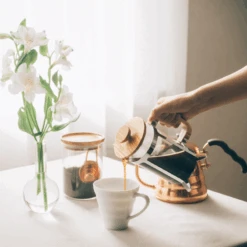 Coffee Press Olive Wood 12 Coffee Press Olive Wood -Hario Europe 20201217 TAR 9155