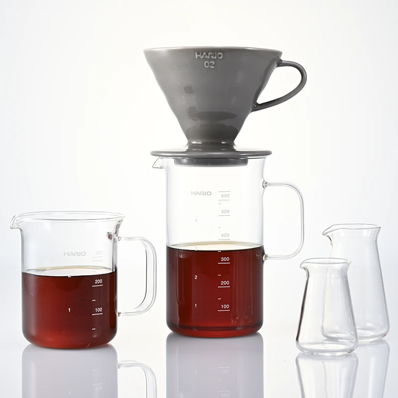 Beaker Server & V60 Dripper Set 3 Beaker Server & V60 Dripper Set - Afbeelding 3