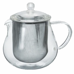 Heatproof Glass Leaf Teapot Clear, 450/700mL