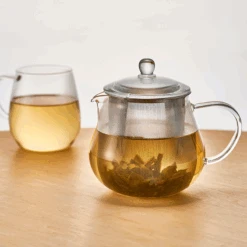 Heatproof Glass Leaf Teapot Clear, 450/700mL 10 Heatproof Glass Leaf Teapot Clear, 450/700mL -Hario Europe CHC 45T web03
