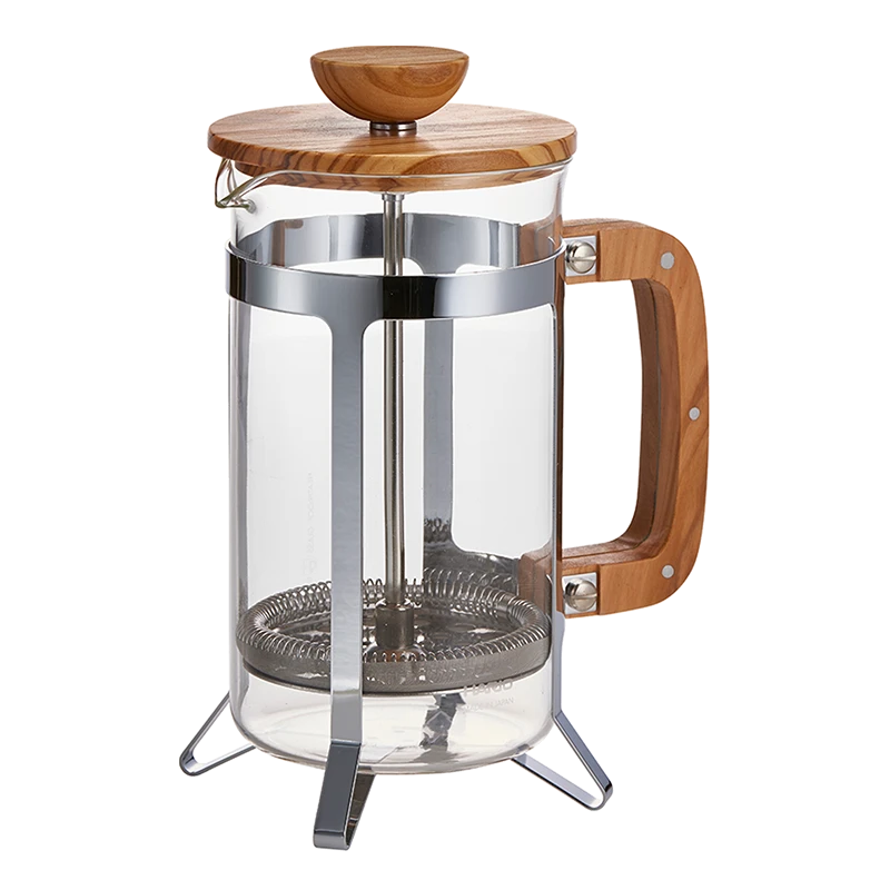 Coffee Press Olive Wood 1 Coffee Press Olive Wood