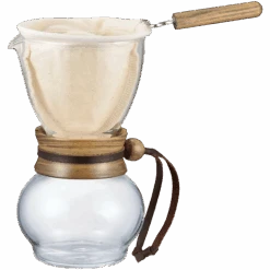 Drip Pot Wood Neck, 240/480mL