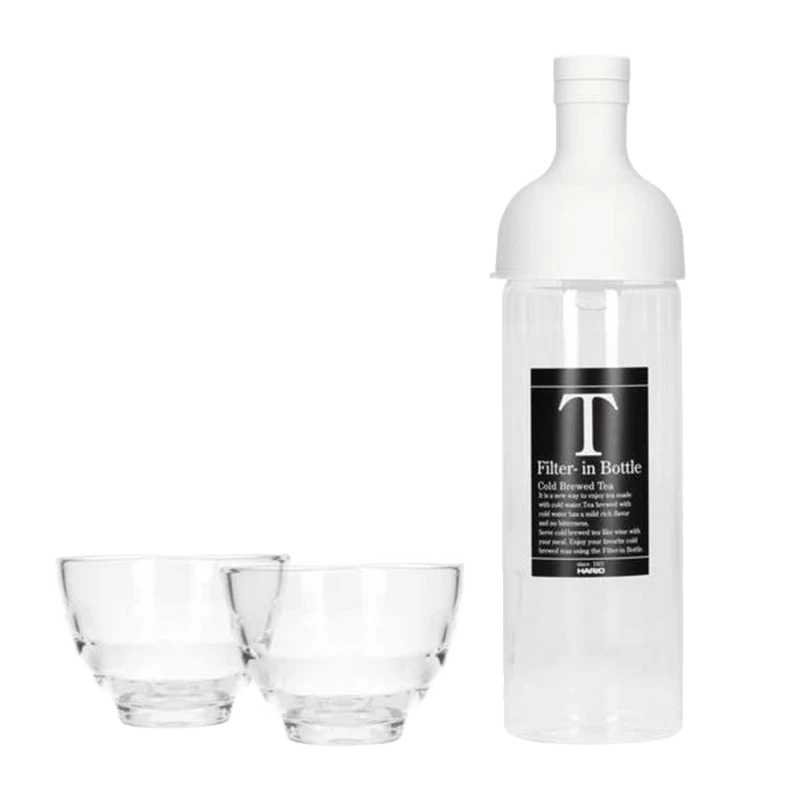 Cold Brew Tea Bottle Glass Cup Set 750mL 7 Cold Brew Tea Bottle Glass Cup Set 750mL - Afbeelding 7