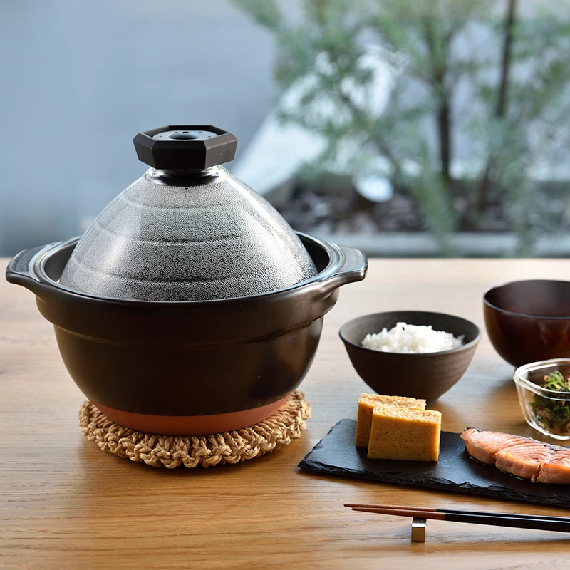 Ceramic Rice Cooker With Glass Lid 3 Ceramic Rice Cooker With Glass Lid - Afbeelding 3