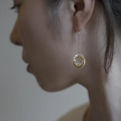 Gold Leaf Series: Eternal Earrings 6 Gold Leaf Series: Eternal Earrings -Hario Europe HAA ETH 002P