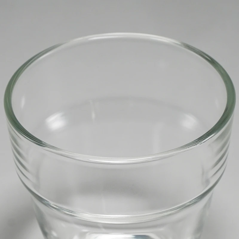 Stackable Glass Cups, 2pcs Set 4 Stackable Glass Cups, 2pcs Set - Afbeelding 4