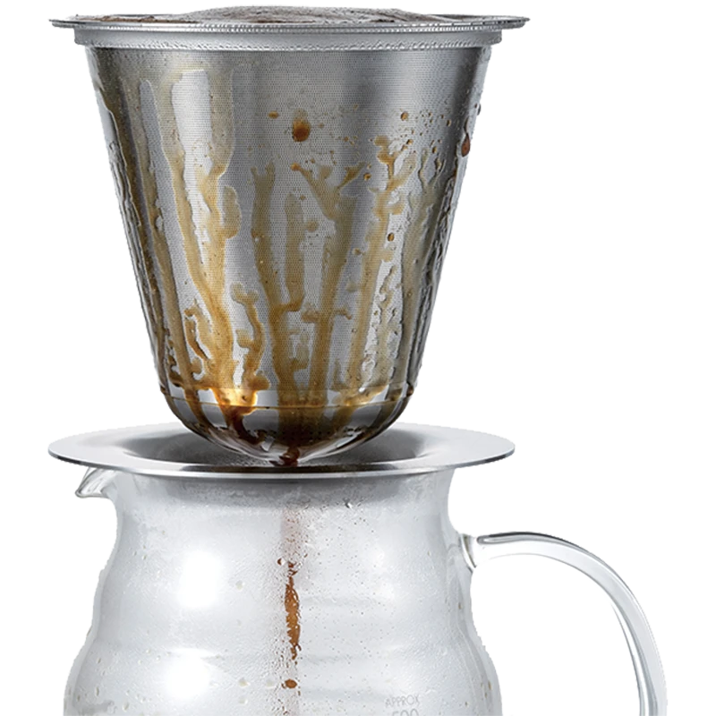 Double Stainless Dripper Kasuya Model 4 Double Stainless Dripper Kasuya Model - Afbeelding 4