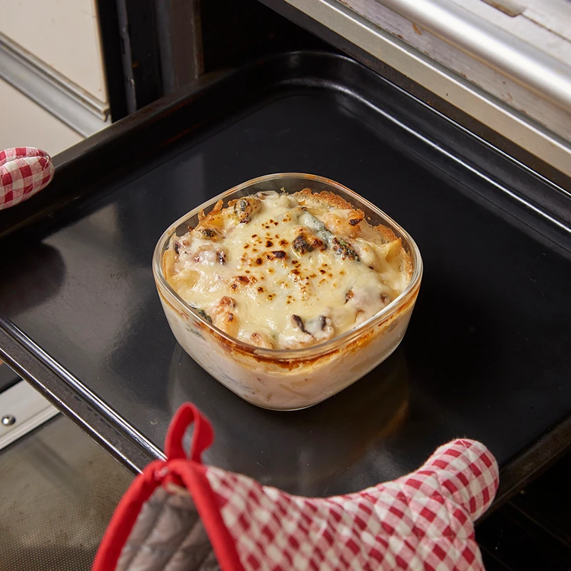 Heatproof Glass Container (Oven/Microwave-safe) 6 Heatproof Glass Container (Oven/Microwave-safe) - Afbeelding 6