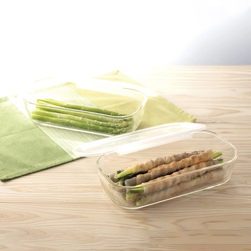 Heatproof Glass Container (Oven/Microwave-safe) 2 Heatproof Glass Container (Oven/Microwave-safe) - Afbeelding 2