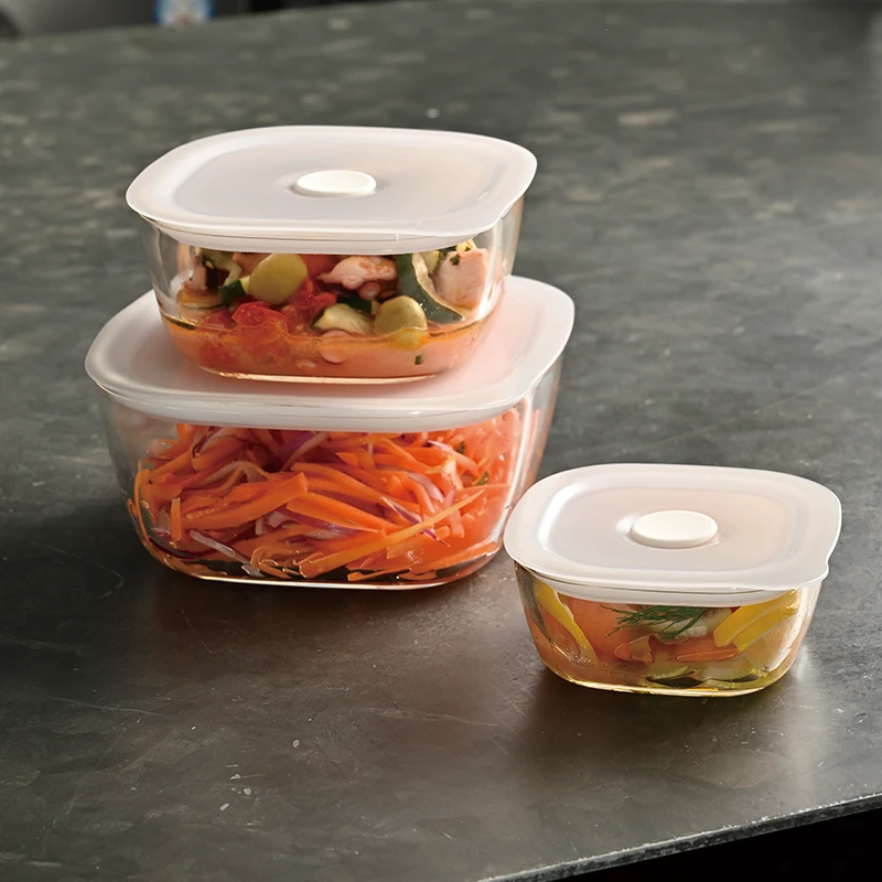 Heatproof Glass Container, 600mL (Oven/Microwave-safe) 4 Heatproof Glass Container, 600mL (Oven/Microwave-safe) - Afbeelding 4
