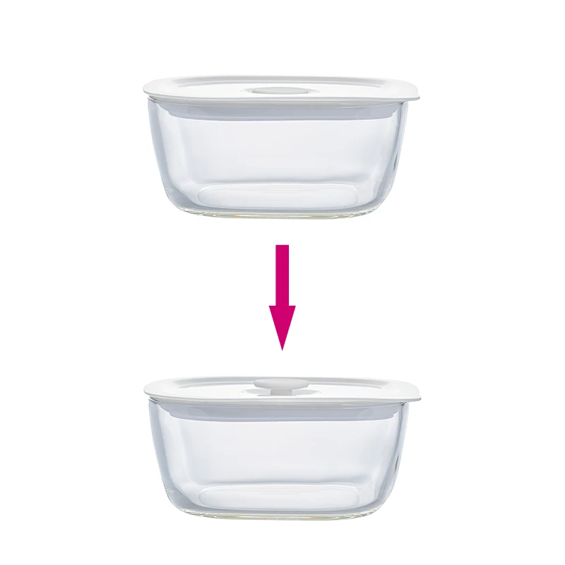 Heatproof Glass Container, 600mL (Oven/Microwave-safe) 3 Heatproof Glass Container, 600mL (Oven/Microwave-safe) - Afbeelding 3