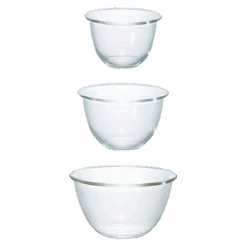 Heatproof Glass Bowl, 3 Pcs Set