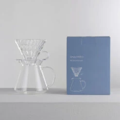 [Simply HARIO Series] V60 Glass Dripper & Server Set -Hario Europe S VGBK 02 T 2