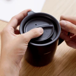 Heat Retention Mug With Lid, 300mL -Hario Europe SMF 300 B howto web