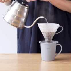 Heat Retention Mug With Lid, 300mL -Hario Europe SMF 300 GR howto web