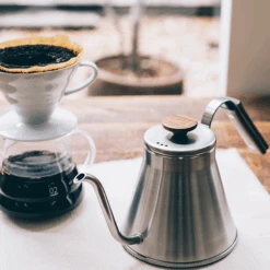 V60 Drip Kettle Wood, 800mL -Hario Europe TAR 0611 Rweb