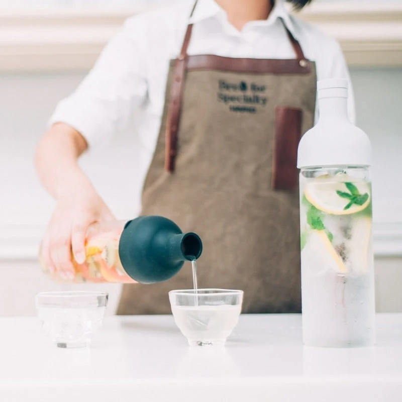 Cold Brew Tea Bottle Glass Cup Set 750mL 5 Cold Brew Tea Bottle Glass Cup Set 750mL - Afbeelding 5