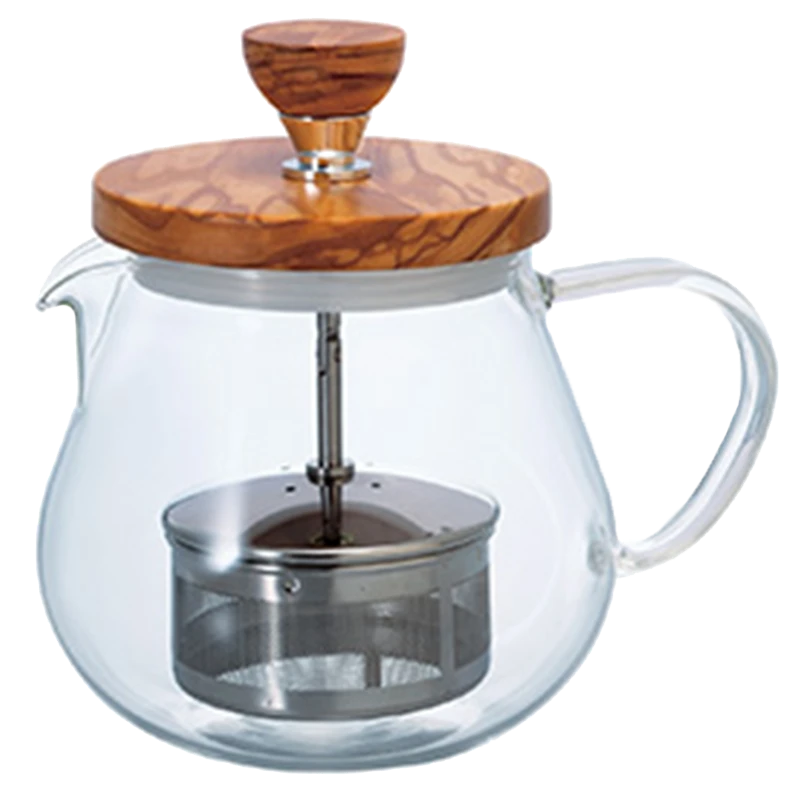 Wood Pull-up Tea Maker Teaor, 450/700mL 1 Wood Pull-up Tea Maker Teaor, 450/700mL