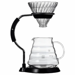 V60 Arm Stand Glass Dripper Set -Hario Europe VAS 8006 G web04