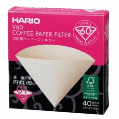 V60 Filter Paper, 01/02/03 Size (40 Pcs) 9 V60 Filter Paper, 01/02/03 Size (40 Pcs) -Hario Europe VCF 01 40M web