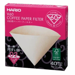 V60 Filter Paper, 01/02/03 Size (40 Pcs) 11 V60 Filter Paper, 01/02/03 Size (40 Pcs) -Hario Europe VCF 02 40M web