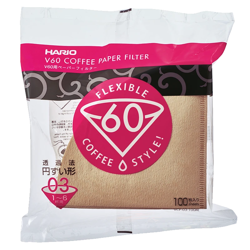 V60 Filter Paper, 03 Size (100 Pcs) 2 V60 Filter Paper, 03 Size (100 Pcs) - Afbeelding 2