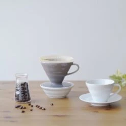 V60 Ceramic Colour Drippers, 02 Size -Hario Europe VDC 02 GR gray image 2 34d9a54f d3c6 4d51 9a76 62e744f24eed
