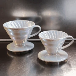 V60 Metallic Colour Ceramic Dripper, 02 Size 16 V60 Metallic Colour Ceramic Dripper, 02 Size -Hario Europe VDC 02 WO TW web02