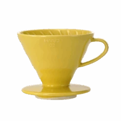 V60 Ceramic Colour Drippers, 02 Size -Hario Europe VDC 02 YEL Yellow web