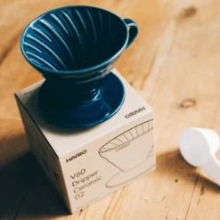 V60 Ceramic Colour Drippers, 02 Size -Hario Europe VDCColourIndigoBlue jpg