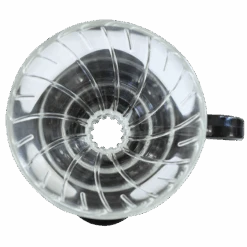 V60 Glass Dripper, 01/02/03 Size 21 V60 Glass Dripper, 01/02/03 Size -Hario Europe VDG 01B top web