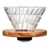 V60 Olive Wood Glass Dripper