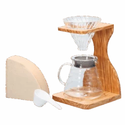 V60 Olive Wood Stand Set, 02 Size